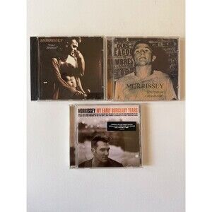 Morrissey CD Lot Your Arsenal Southpaw Grammar My Early Burglary Years Play Test